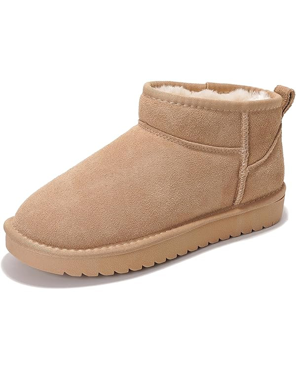 Project Cloud 100% Genuine Leather Ankle Boots for Women - Water Resistant with Memory Foam Insol... | Amazon (US)