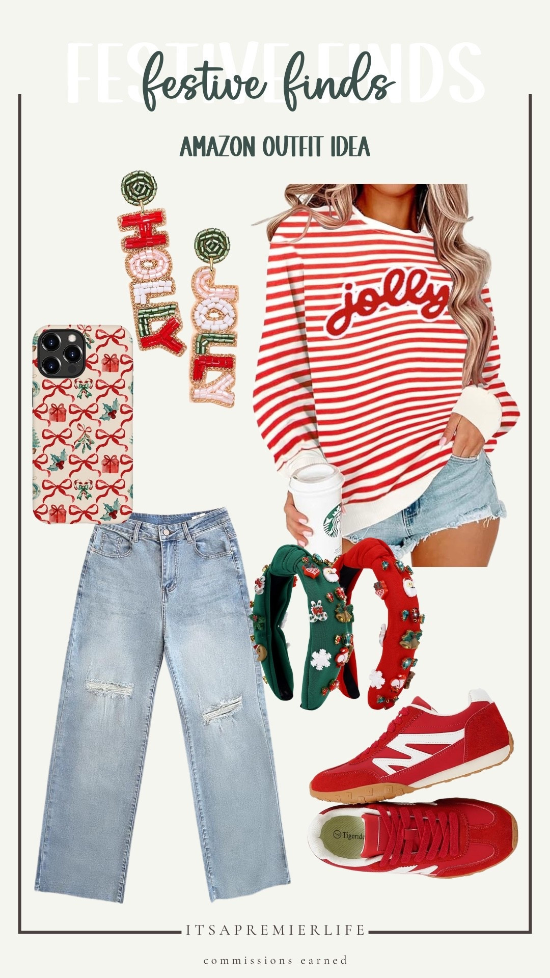 A little bit festive, a little bit playful … the everyday holiday look that brings instant cheer. From the cutest sweatshirt to those pops of red + green, this is the outfit I’ll be reaching for all season long 🎁 💗 #HolidayStyle #MerryAndBright #itsapremierlife #AmazonFashion #ChristmasOutfitInspo #CozyChristmas #FestiveStyle #AmazonHolidayEdit #HolidayWardrobe #PinkChristmas


#LTKHoliday #LTKFindsUnder50 #LTKStyleTip