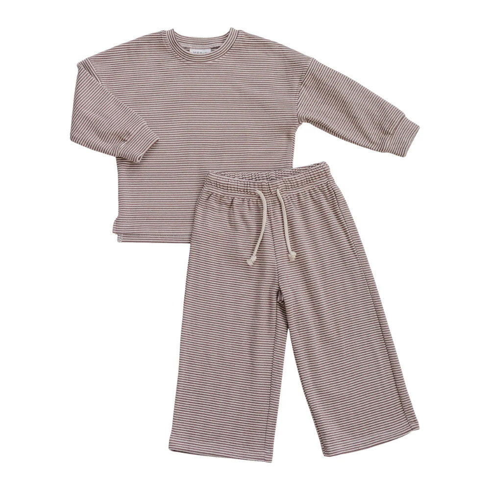 Striped Loungewear Set | Mebie Baby