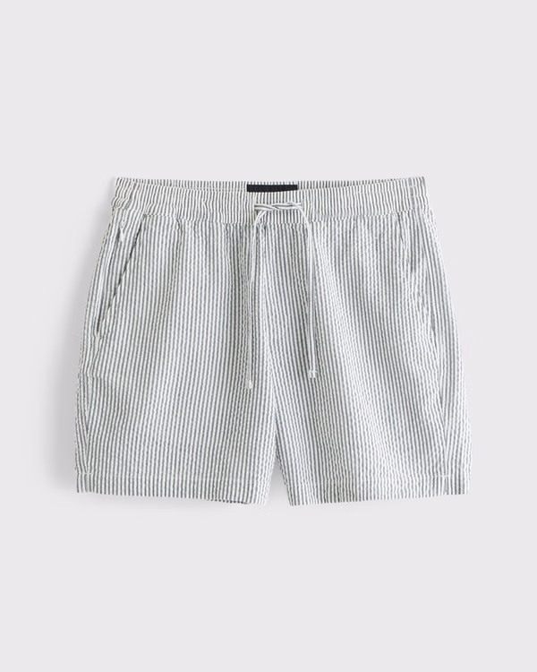 Seersucker Pull-On Short | Abercrombie & Fitch (US)