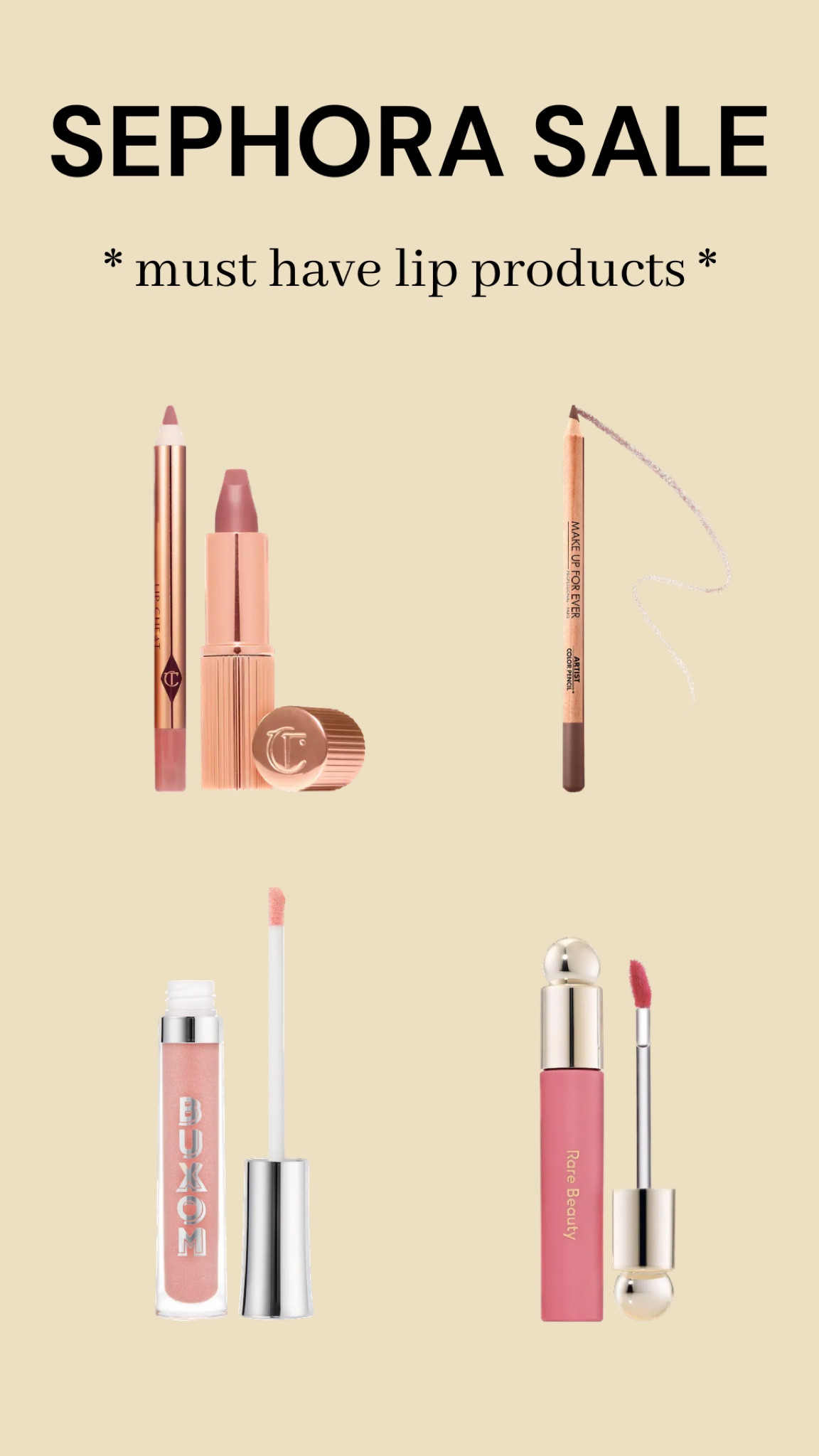 Sephora Sale: my favorite lip products! 

#LTKBeautySale #LTKbeauty #LTKGiftGuide