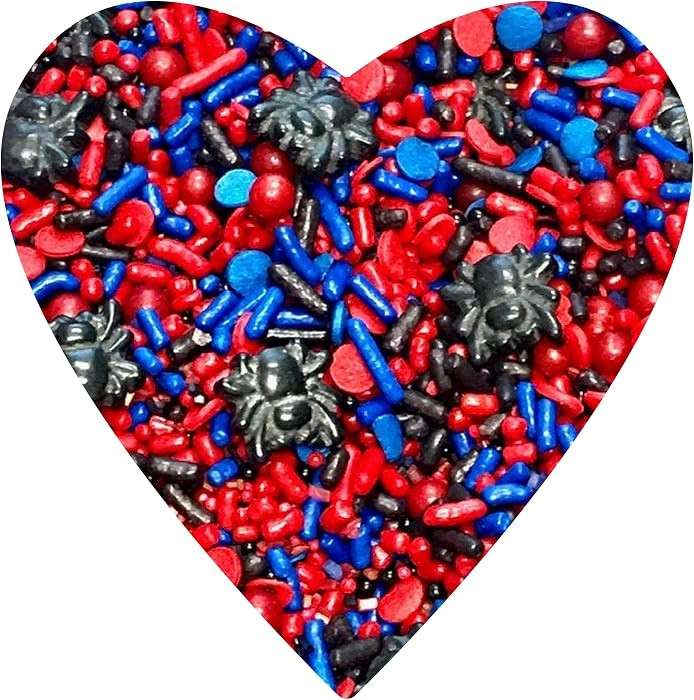 COOL MOM SPRINKLES Red And Blue Sprinkles (4 oz.) \u2013 Themed Birthday Sprinkles for Decorating... | Amazon (US)