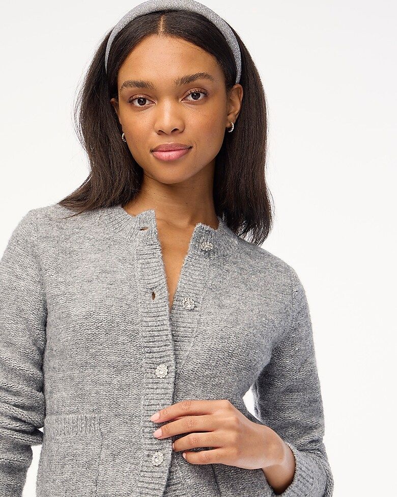 Shimmer lady cardigan sweater | J.Crew Factory