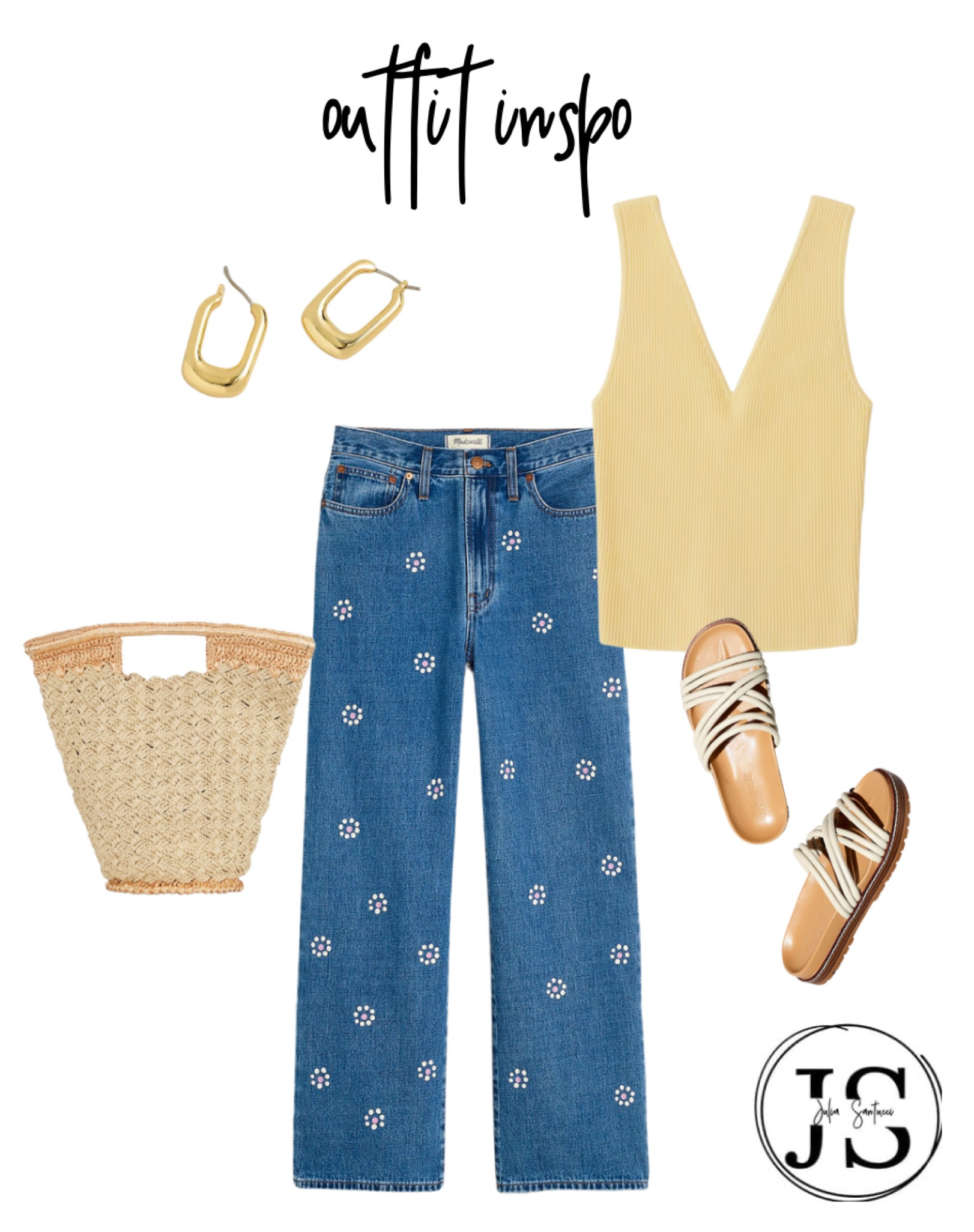 floral denim outfit inspo 

#LTKunder100 #LTKstyletip #LTKSeasonal