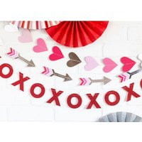 Valentine's Day S Banner/ Pennant Heart Theme/Red & Pink | Etsy (US)