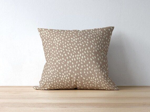 Throw Pillow Spotted Sand Neutral Pillow Cover 18x18  20x20 | Etsy | Etsy (US)