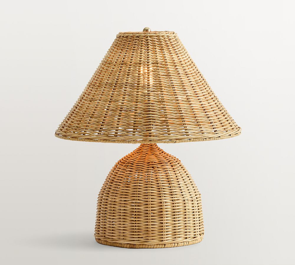Phoebe Woven Table Lamp (18") | Pottery Barn (US)