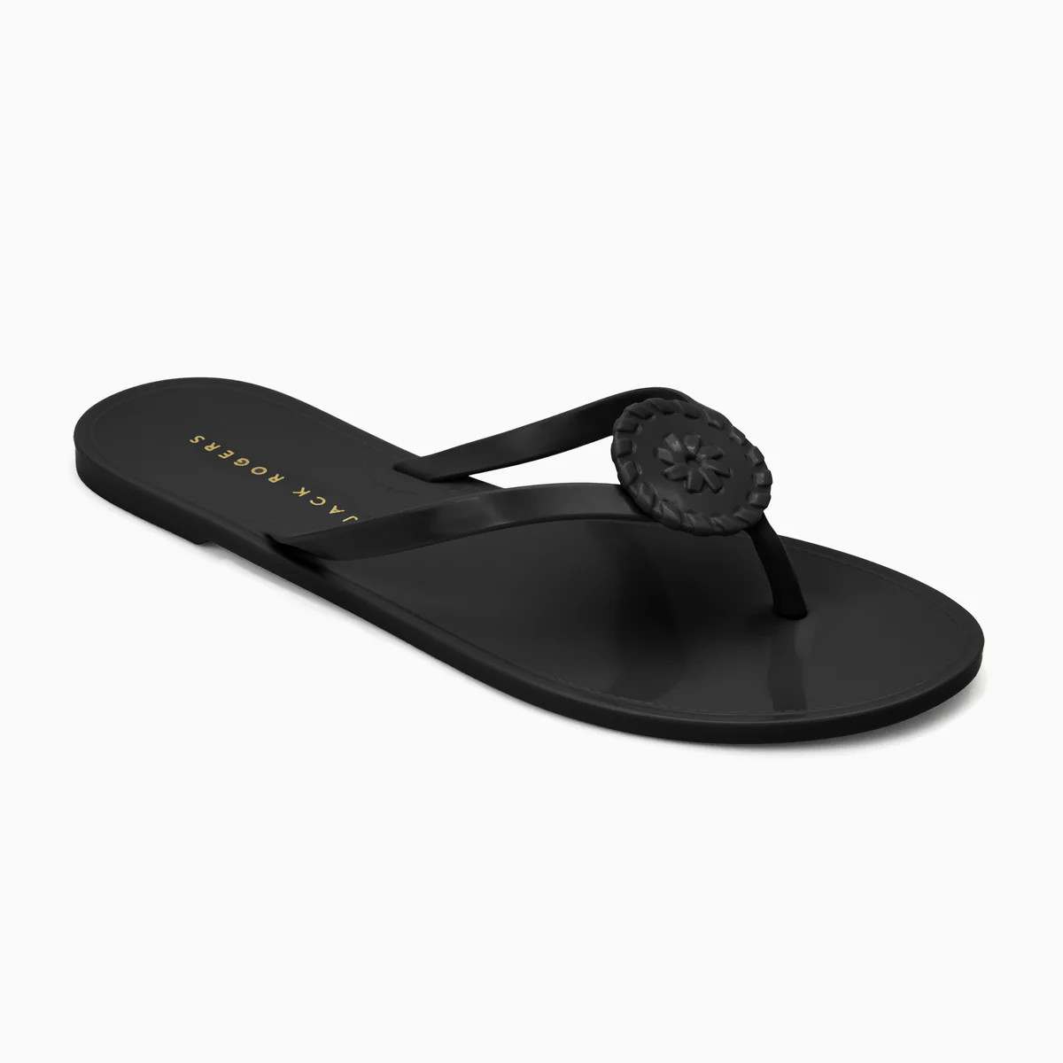 Jack Rogers Black Jelly Sandals | Jack Rogers