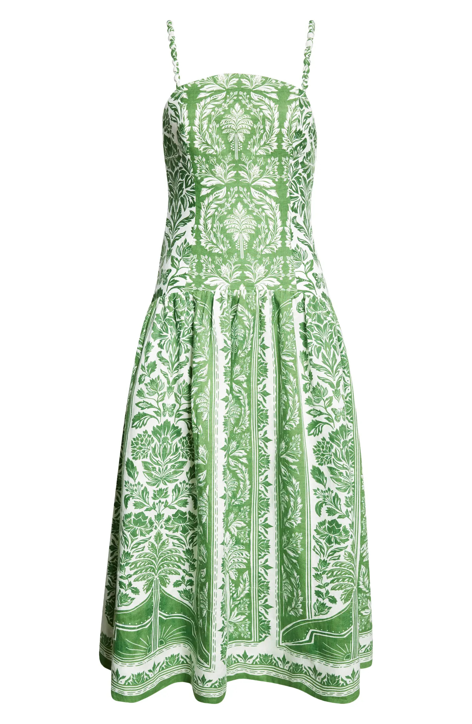 Delicate Tapestry Midi Dress | Nordstrom