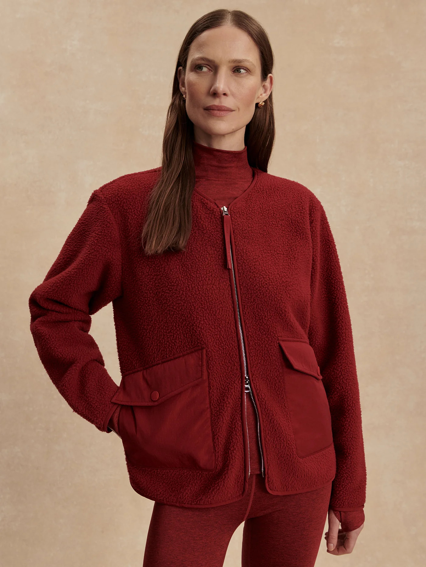 Marina Collarless Fleece | Varley US | Varley US