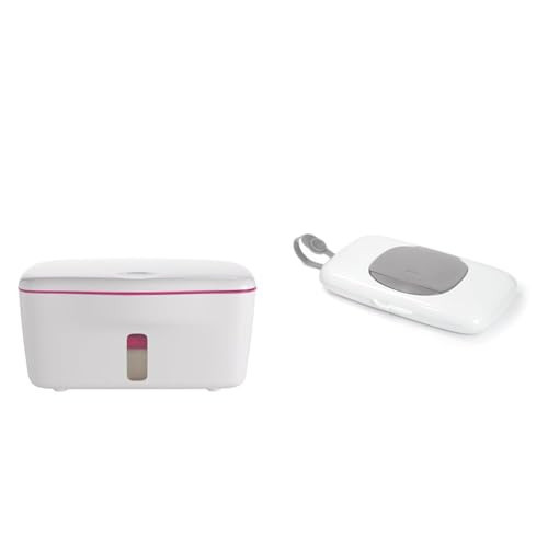 OXO Tot Perfect Pull Wipes Dispenser, ‎Plastic, Silicone, Pink & Tot On-The-Go Wipes Dispenser- Gray, 1 Count (Pack of 1) | Amazon (US)