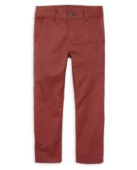 Boys Uniform Woven Stretch Skinny Chino Pants | The Children's Place  - HAMPTONRED | The Children's Place
