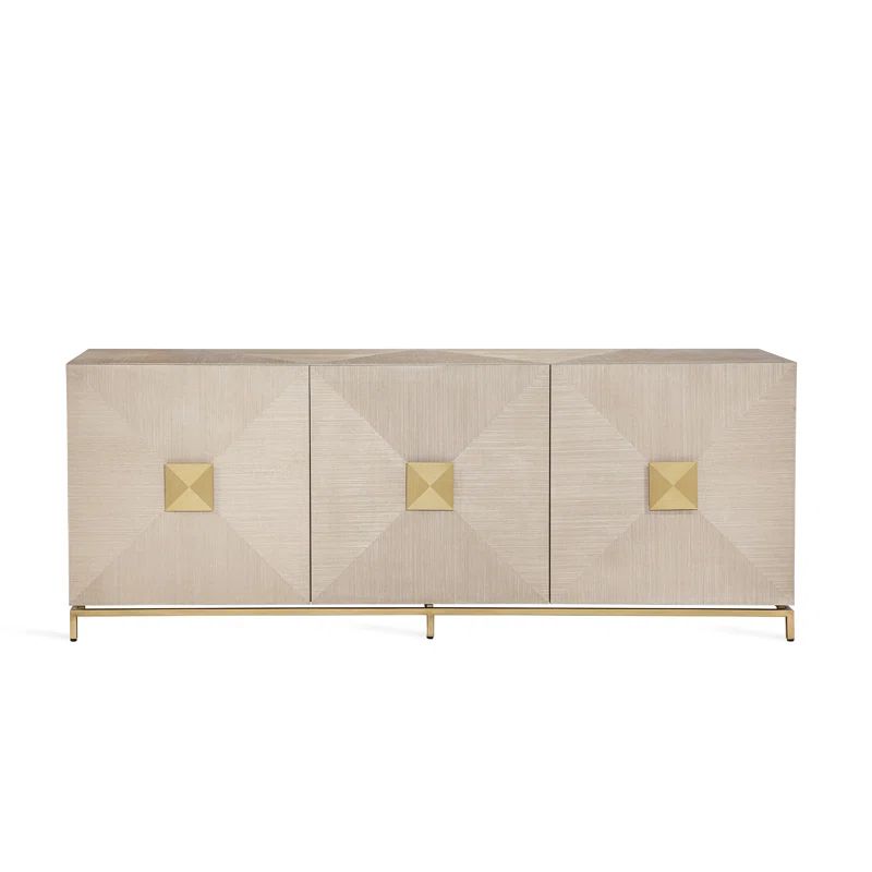 Gaspard 84" Wide 3 Drawer Sideboard | Wayfair Professional