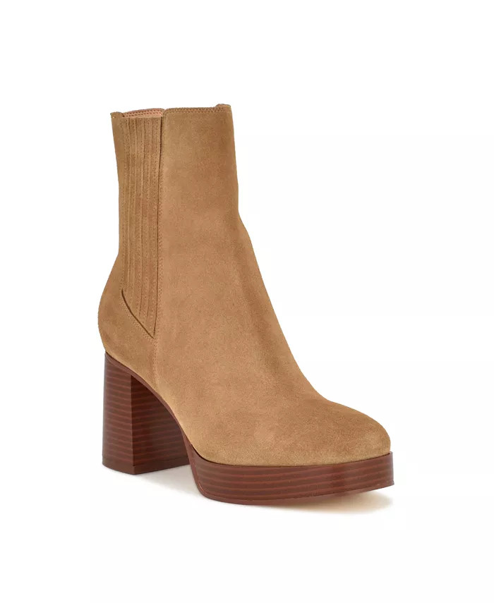 Women’s Eds Round Toe Block Heel Dress Booties | Macys (US)