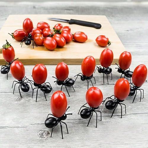 Loizziuy 36pcs Party Ants & Hardworking Ants Series Fruit Picks for Kids Lunch Bento Box, Party F... | Amazon (US)