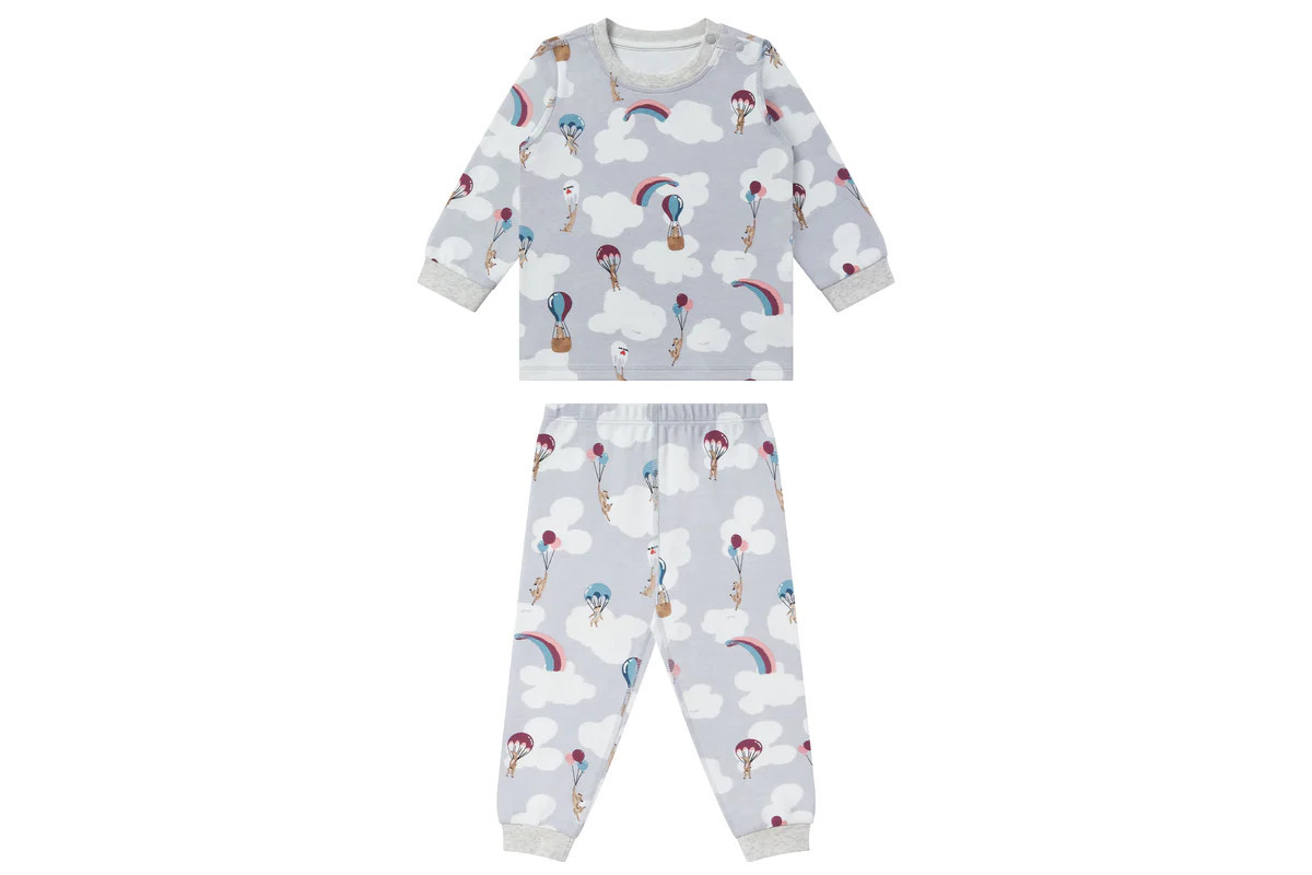 Two-Piece PJ Set (Organic Cotton) - Meerkats Away! | Nest Designs