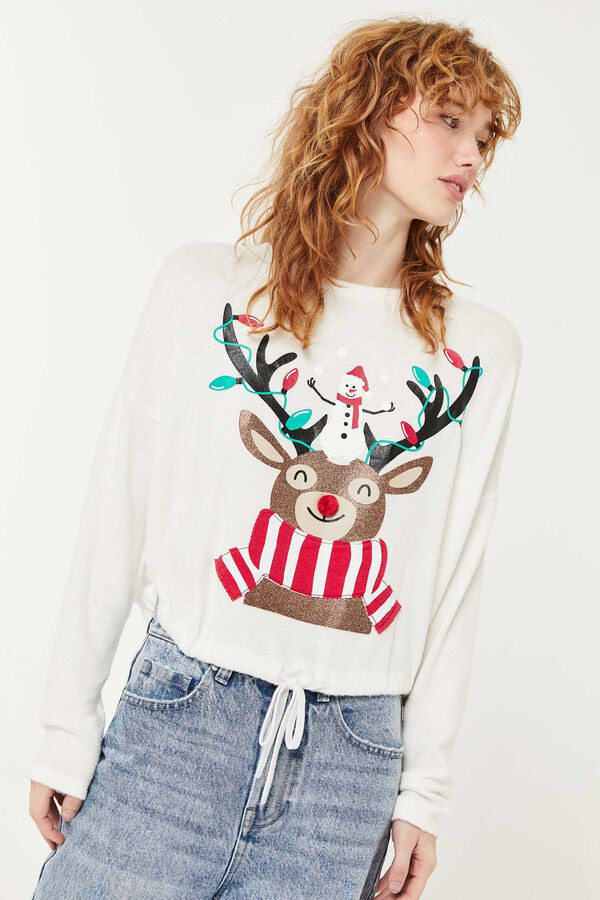 Ugly Xmas Sweater with Drawstring | Ardene