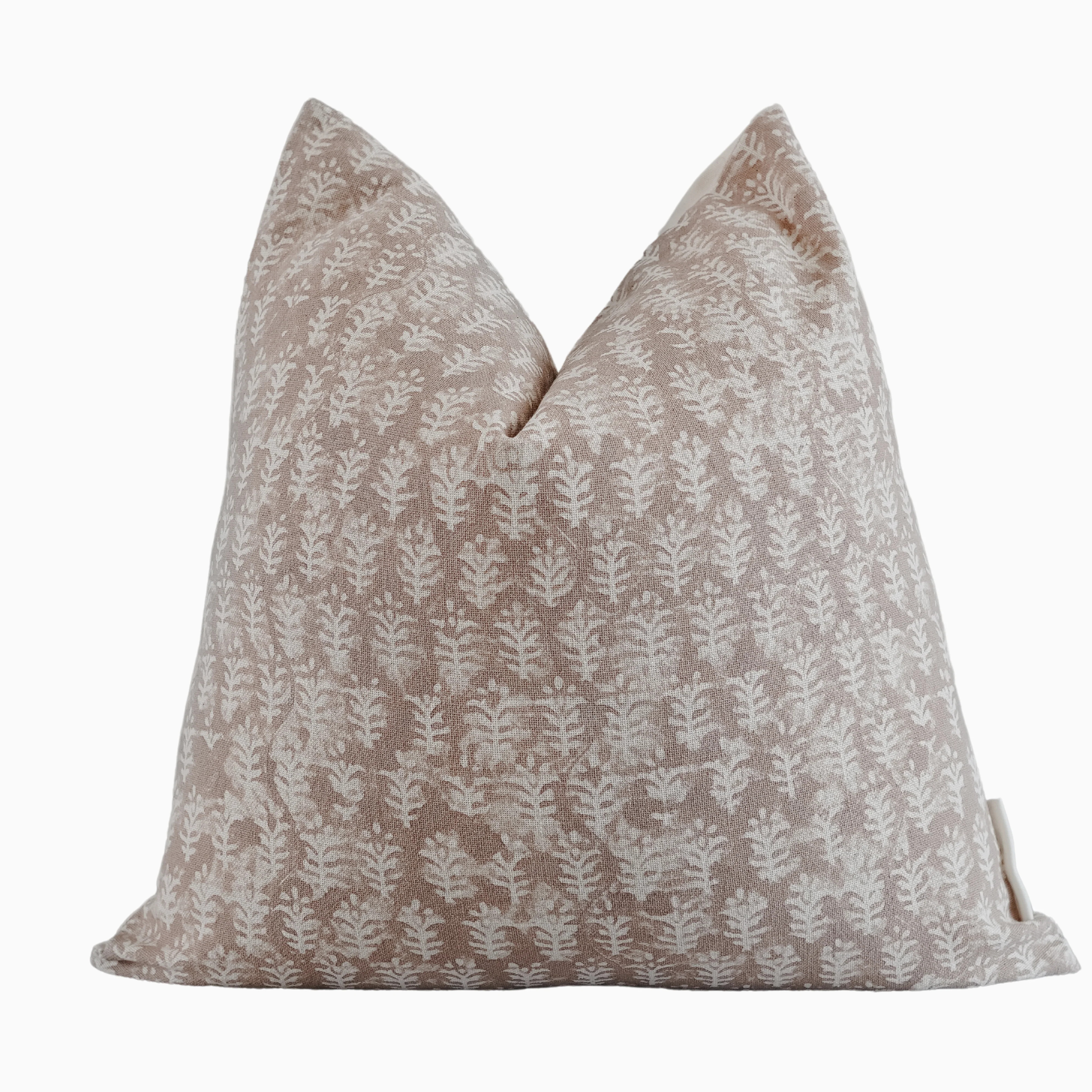 ENOBONG- Indian Hand Block Linen Pillow cover | Ruffled Thread