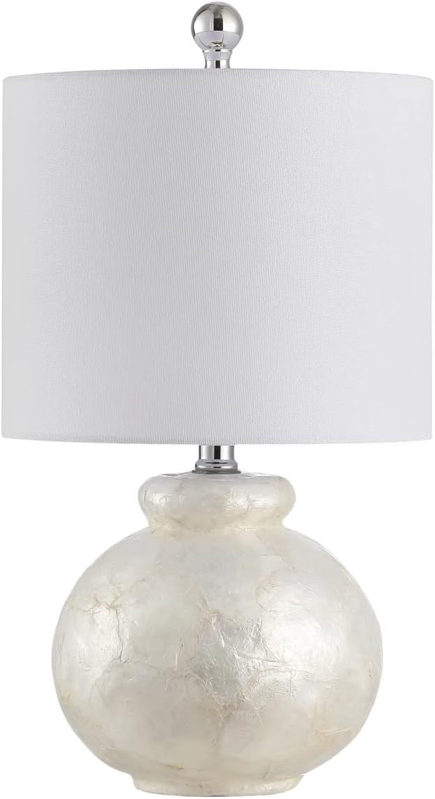 SAFAVIEH Lighting Collection Ivy Beach House Ivory Sea Shell 20-inch Bedroom Living Room Home Off... | Amazon (US)