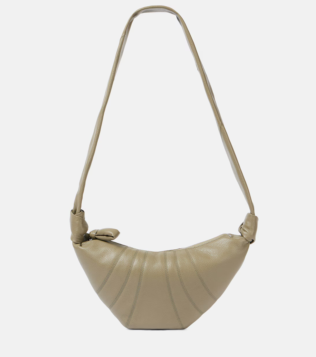 Croissant Small leather shoulder bag | Mytheresa (US/CA)