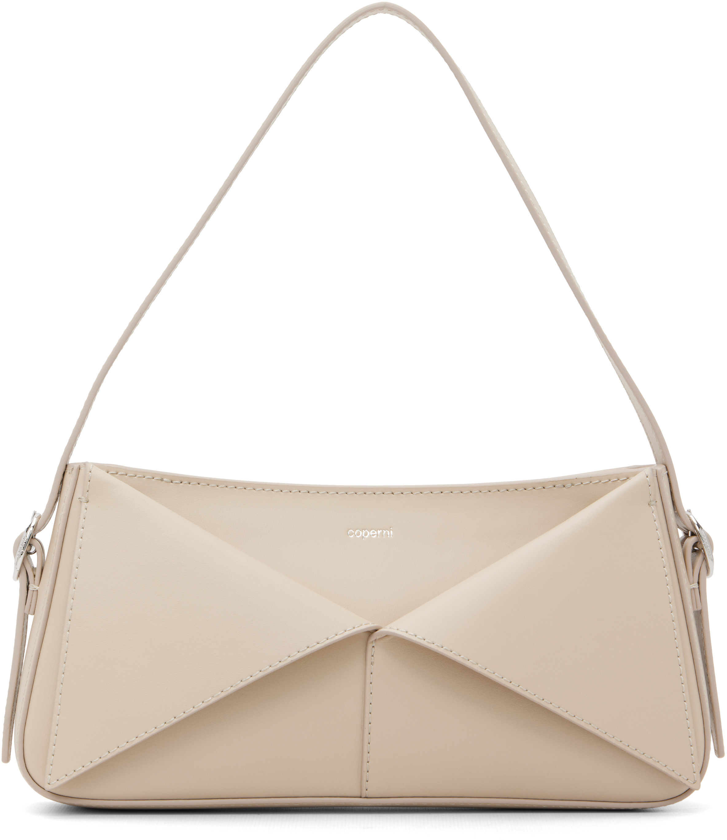 Coperni Beige Belt Baguette Bag | SSENSE