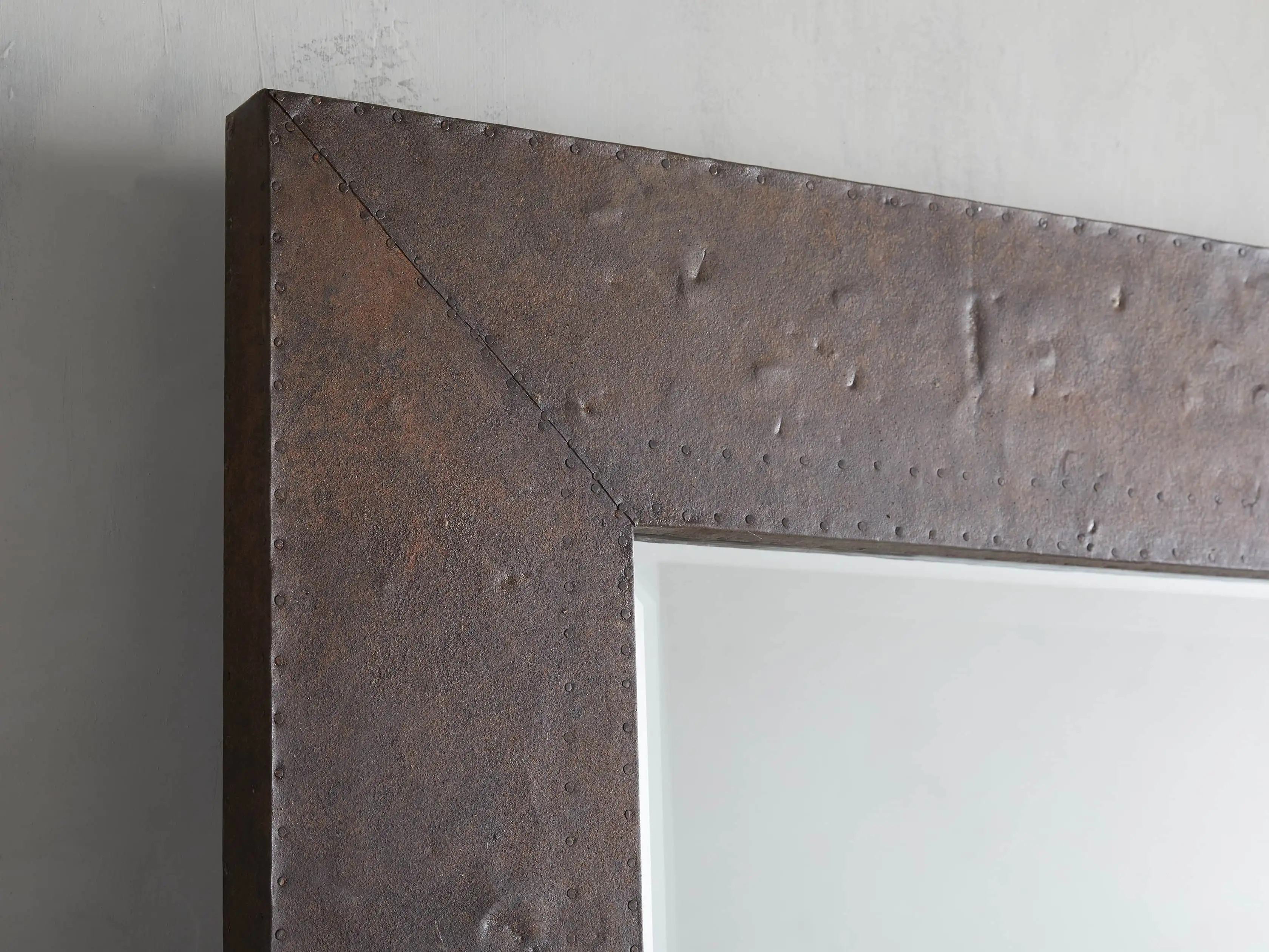 Caspian Floor Mirror in Rust | Arhaus