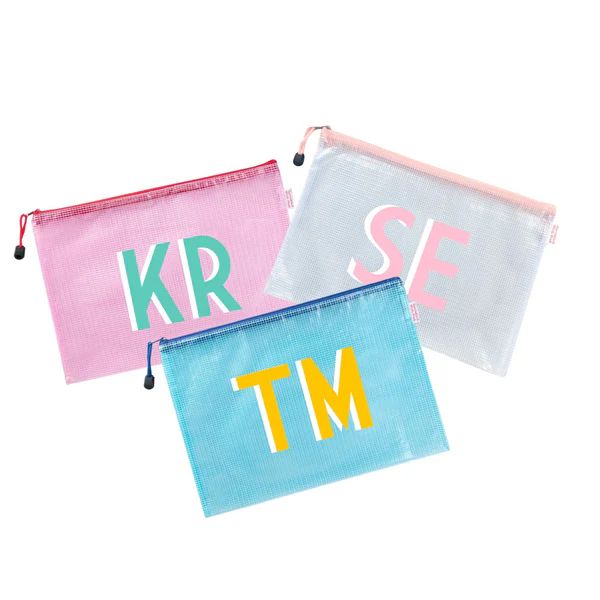 Shadow Monogram Pool Bag | Sprinkled With Pink