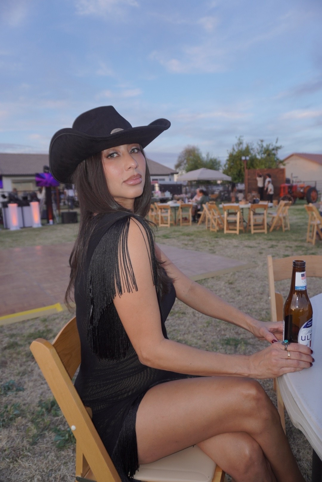 Fringe dress
Western outfit
Cowboy hat 
Western elegance 



#LTKSpringSale #LTKootd #LTKSaleAlert