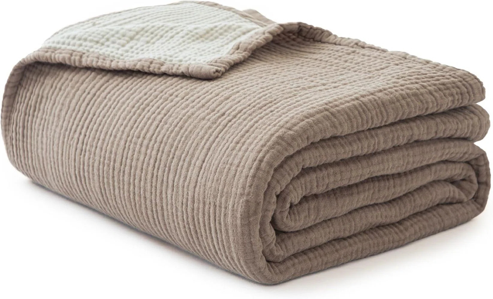 Simple&Opulence Cotton Muslin Blanket For Bed And Couch Soft Lightweight Breathable 4 Layering Ga... | Wayfair North America