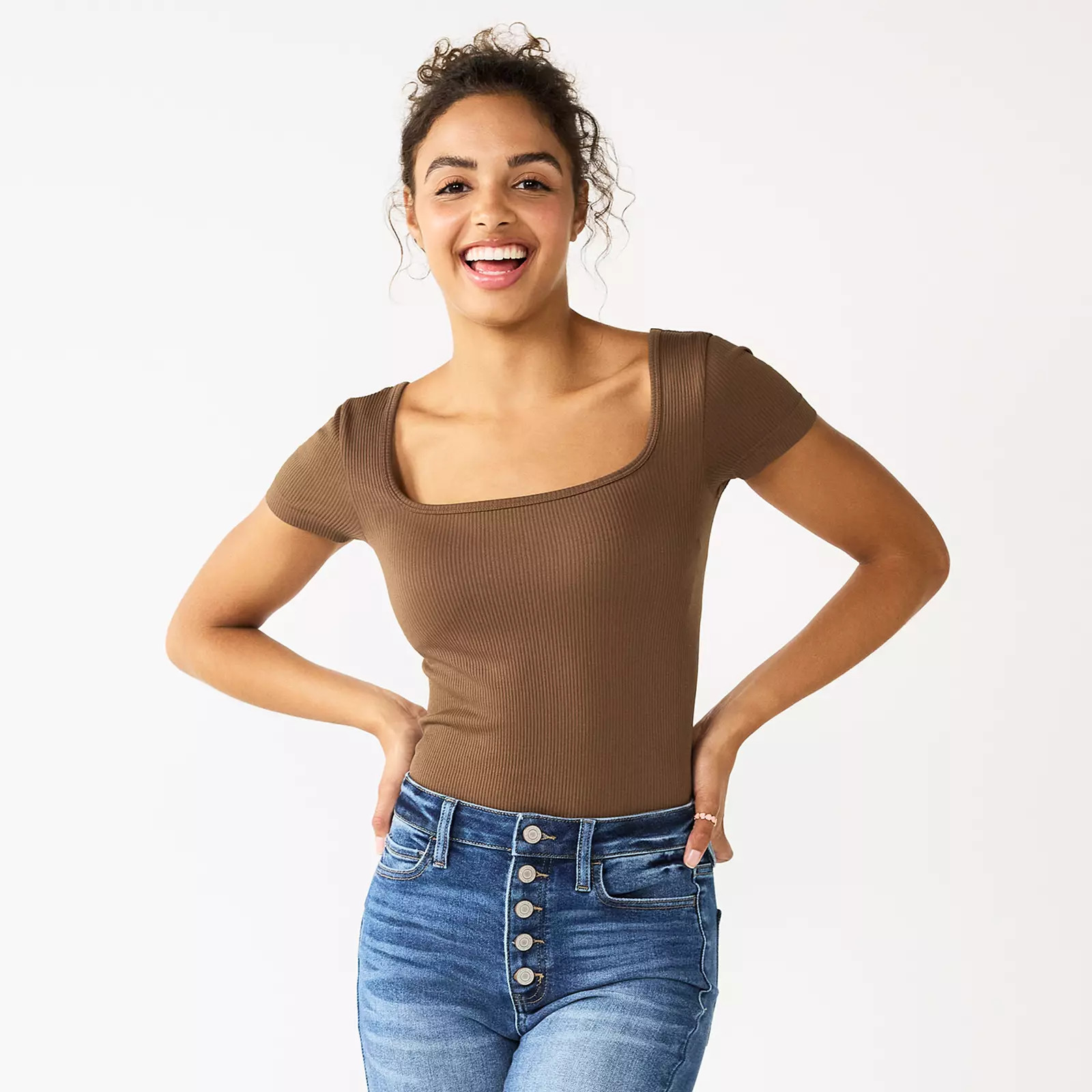 Juniors' SO® High Rise Kick Flare Crop | Kohl's