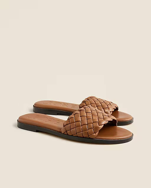 Georgina woven sandals in leather | J. Crew US