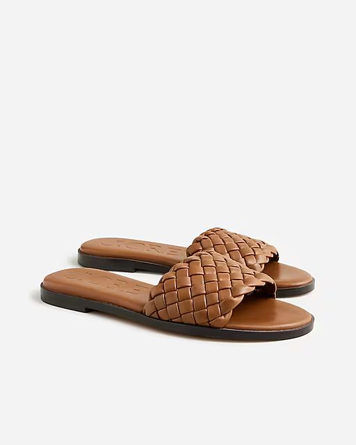 Georgina woven sandals in leather | J.Crew US