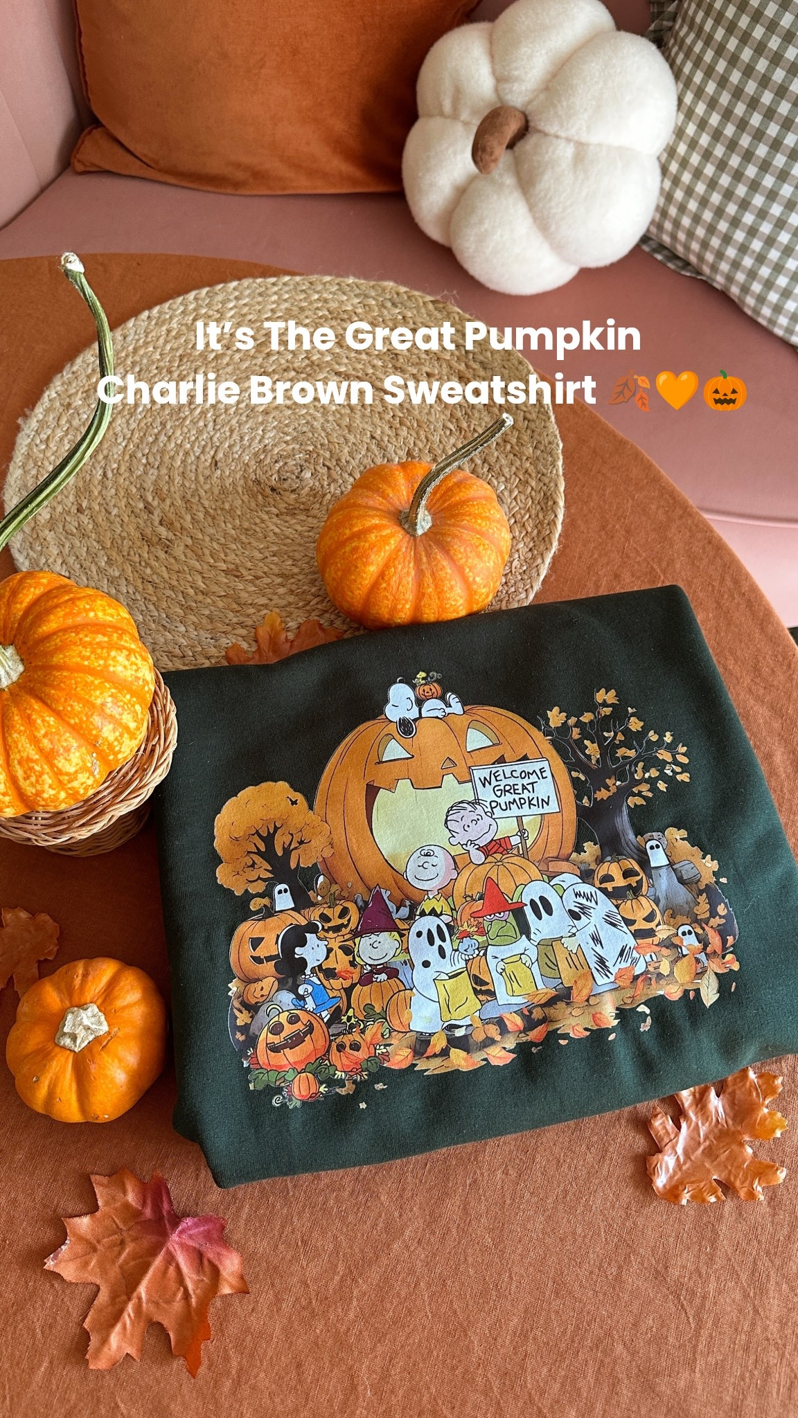 Found the cutest sweatshirt from Etsy, who doesn’t love a great pumpkin Charlie Brown find just in time for Halloween! Will most definitely be wearing this to the pumpkin patch 🎃🧡🍂

#LTKFindsUnder50 #LTKSeasonal #LTKHalloween