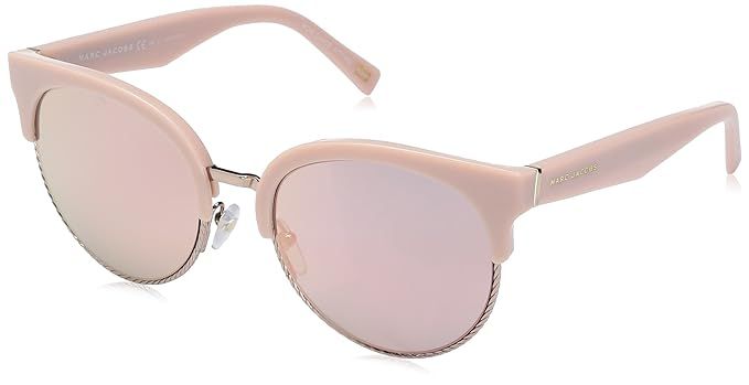 Marc Jacobs Women's Marc170s Round Sunglasses, Pink/Gray Rose Gold, 54 mm | Amazon (US)