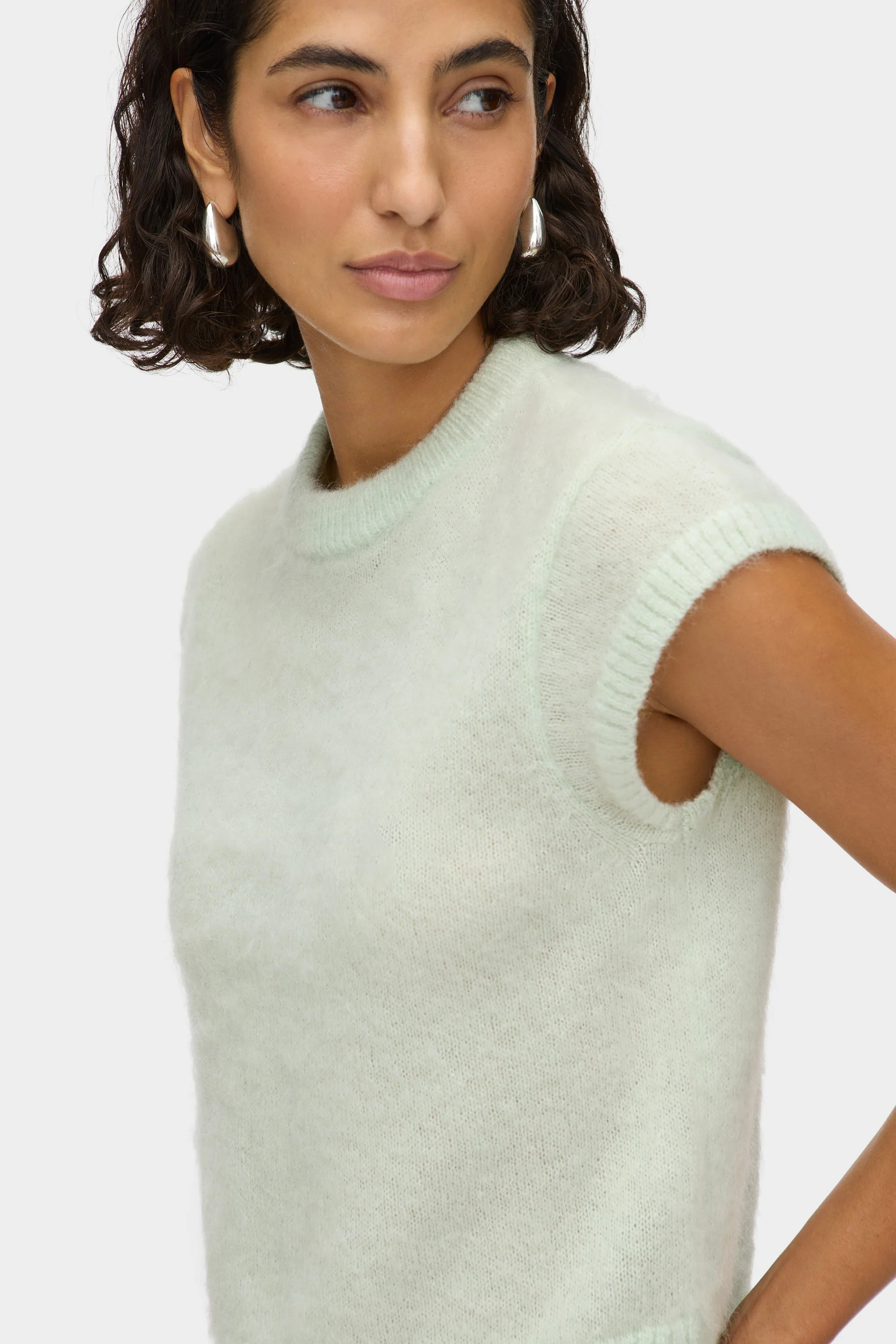 ALIGNE Mohair Knit Top - Mint | Jess | ALIGNE USA