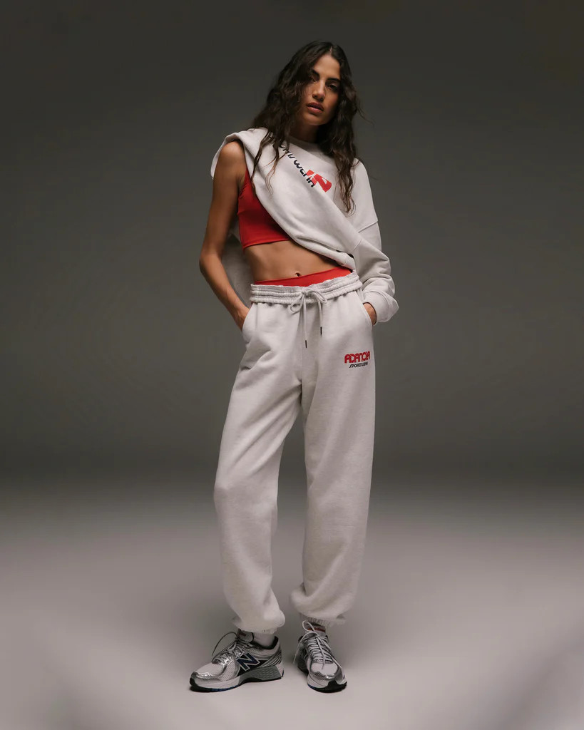 Sportswear Sweatpants - Light Grey Melange | Adanola UK