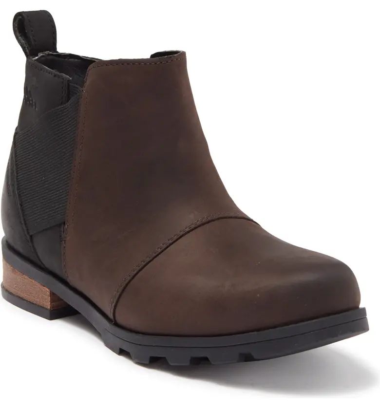 SOREL Emelie Waterproof Leather Chelsea Boot | Nordstromrack | Nordstrom Rack