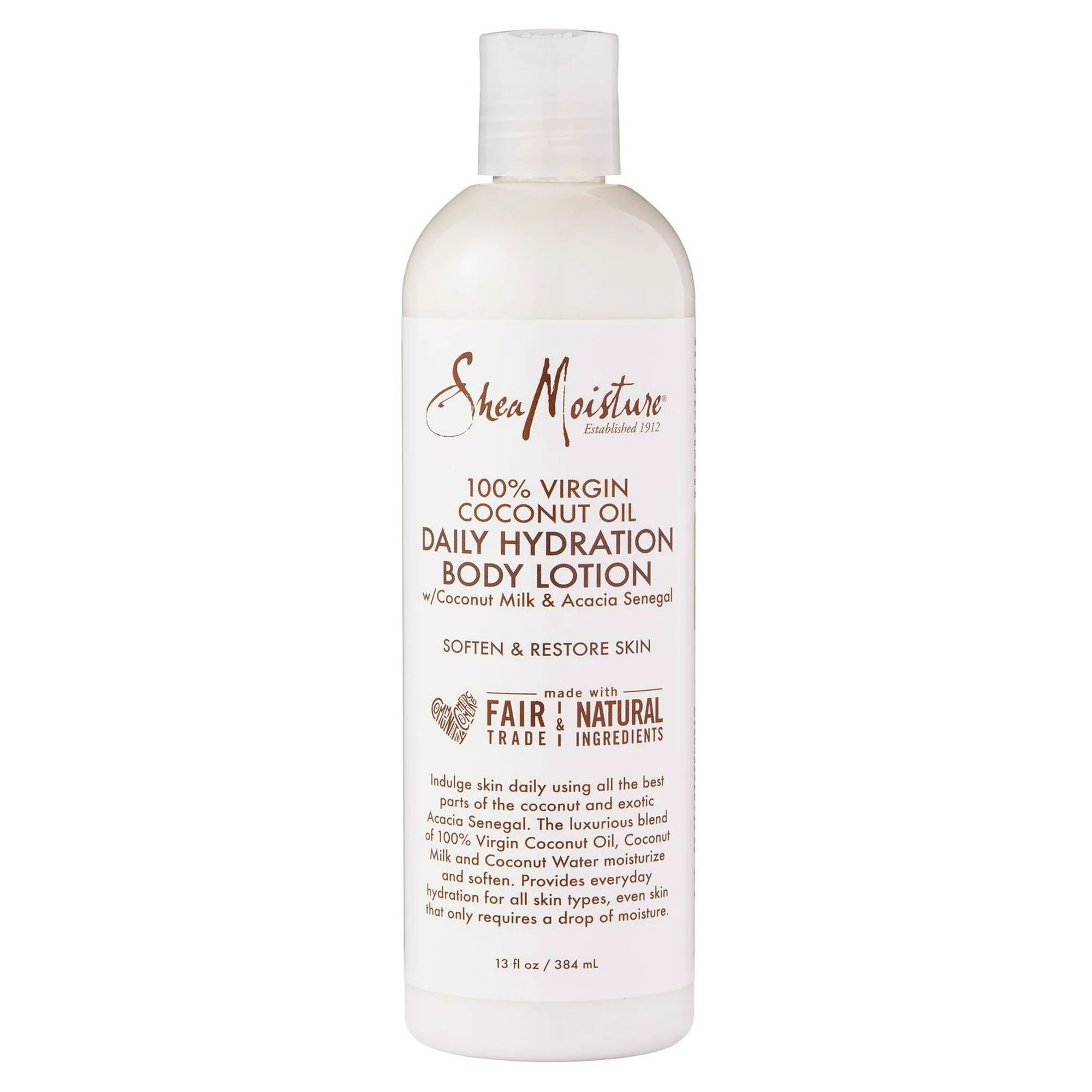 40% OFF | SheaMoisture Body Lotion for all skin types Daily Hydration 100% Virgin Coconut Oil 13 ... | Walmart (US)