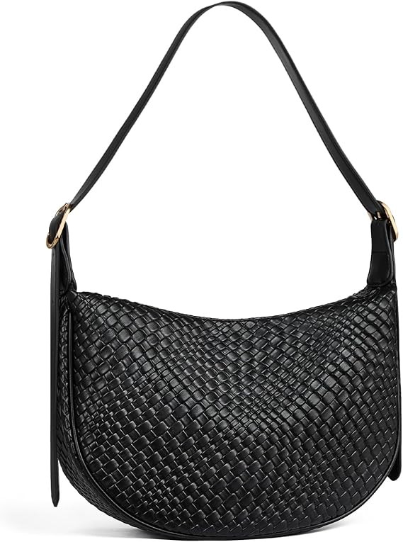 BOSTANTEN Purses for Women Crescent Crossbody Bag Vegan Leather Shoulder Hobo Handbag Adjustable ... | Amazon (US)