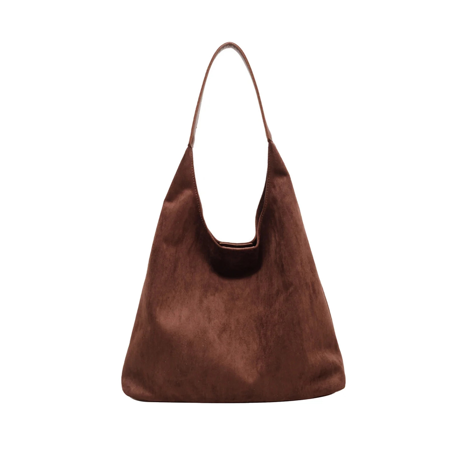 Holloyiver Tote Bag for Women, Slouchy Hobo Bags, Suede Bag, Shoulder Handbag, Leather Hobo Bags,... | Walmart (US)