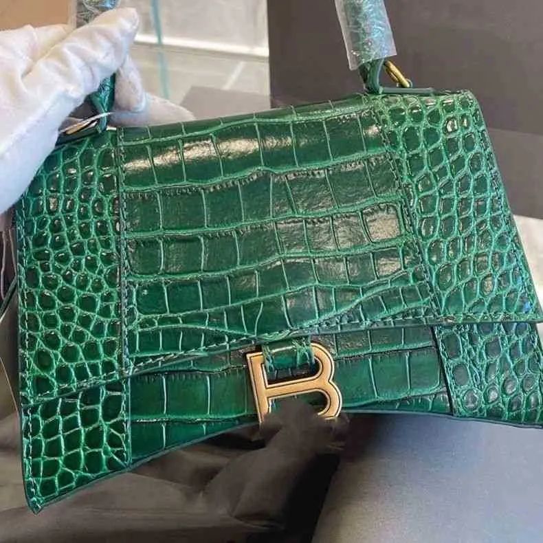 Balencaigass Hourglass Handbags Crocodile Skin Green Bag 23cm Zly From Dh195, $85.11 | DHgate.Com | DHGate