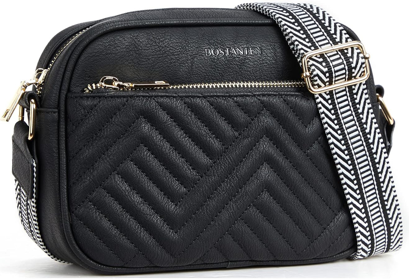 BOSTANTEN Crossbody Bags for Women Vegan Leather Quilted Purses Small Shoulder Bag Ladies Handbag... | Amazon (CA)