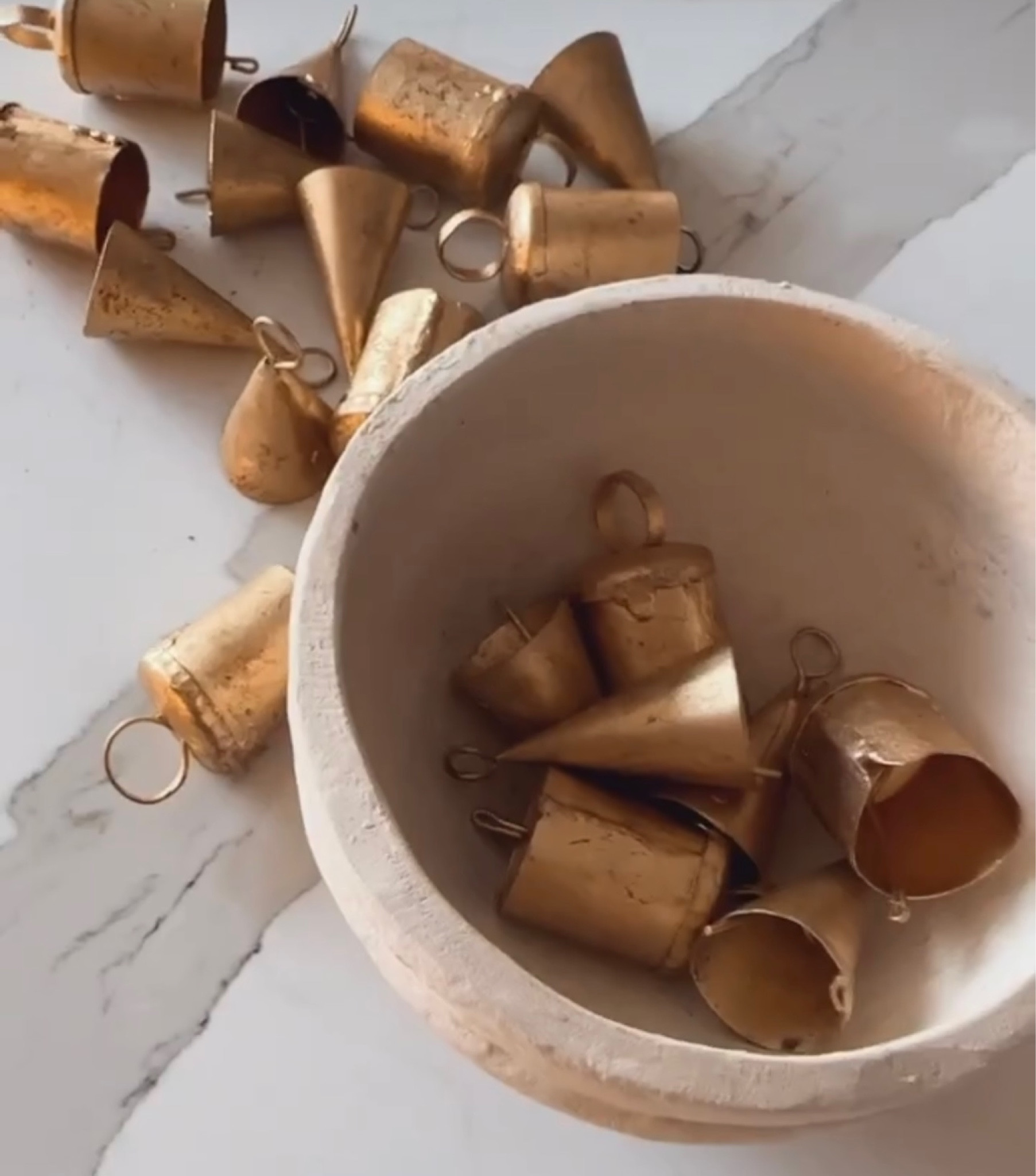 Tiny gold bells, Christmas decor, holiday decor, brass bells

#LTKhome #LTKHoliday