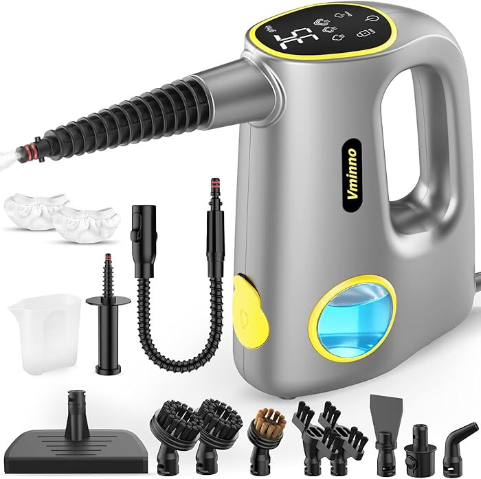 Handheld Pressurized Steam Cleaner for Home - 15s Heat-Up 3-Level Adjustable Steam Cleaner with 1... | Amazon (US)