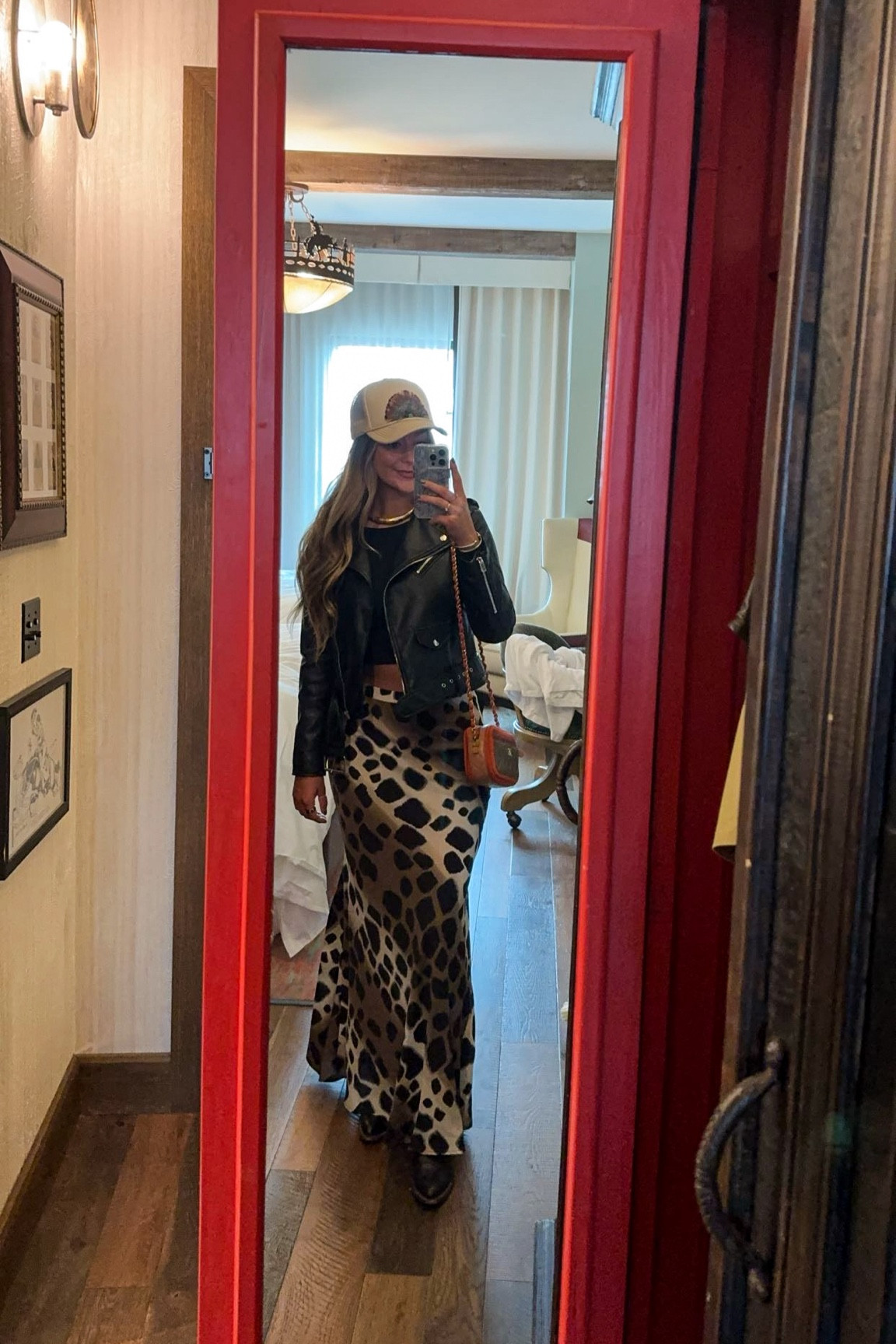 country inspo day outfit! i wore this outfit while in fort worth for a weekend trip & received a ton of compliments! this would be perfect for nashville too 🥃🐆🎸🤠 the hat is from little bird trucking by briley king, the jacket is from zara & the skirt is from a local boutique, so i was unable to link the exact products! 

#LTKSeasonal #LTKstyletip #LTKtravel