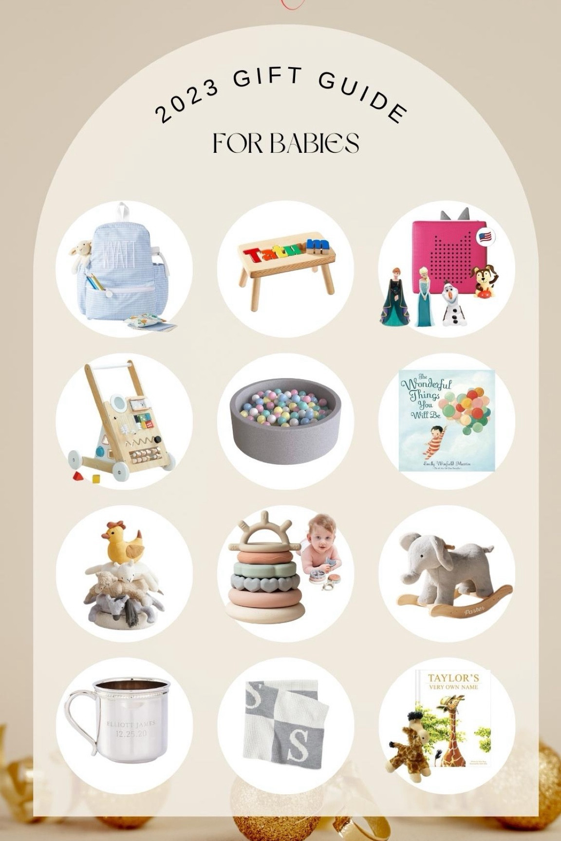 Gift guide for babies!

Gift guides / holiday gift guides / Christmas gift guides / gifts for babies / baby gifts / toddler gifts / gift ideas / 2023 gift guides 2023 Christmas gifts / gift ideas / Christmas gift idea / holiday gifts

#LTKHoliday #LTKGiftGuide #LTKbaby