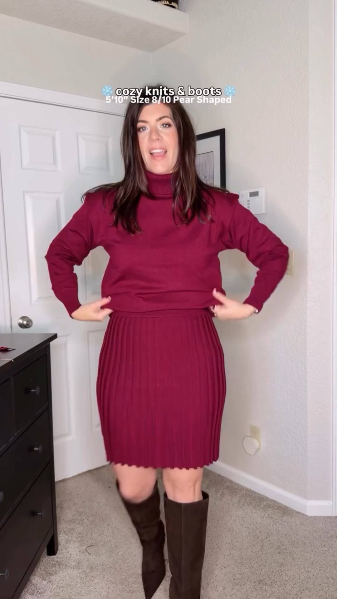 Cozy and affordable knits under $60 In a large 

Winter outfit, ootd, sweater, knits, lounge, sets, comfy date night, trendy winter. Sweater dress, midsize style, tall outfit, easy outfit

#LTKootd #LTKOver40 #LTKMidsize