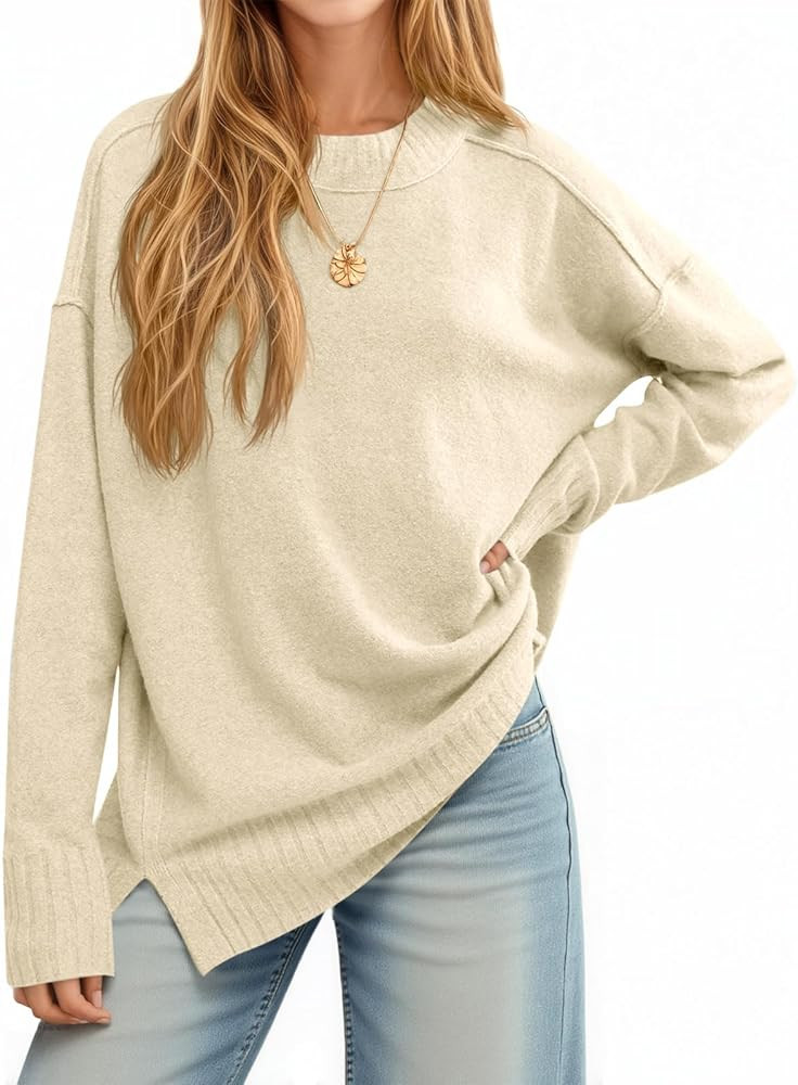 Cicy Bell Womens Oversized Sweaters Casual Long Sleeve Knit Pullover Tops Crewneck Trendy Slouchy... | Amazon (US)