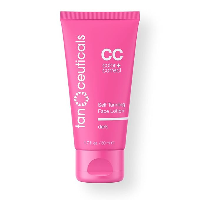 Tanceuticals Facial Self Tanner - CC Self Tanning Lotion for Face Gives Natural, Long Lasting Sun... | Amazon (US)