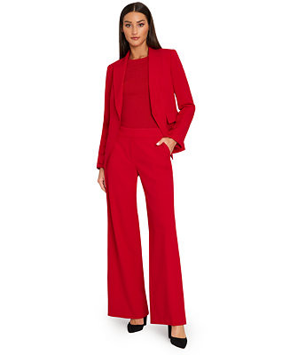 Tahari ASL Women's Wide-Leg Mid-Rise Pants - Macy's | Macy's
